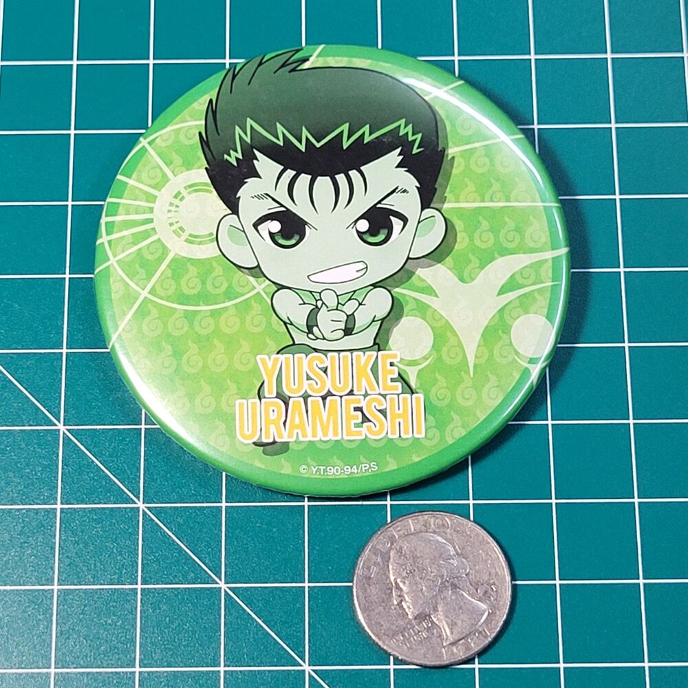 Yusuke Urameshi - Yu Yu Hakusho Chibi Spirit Gun Can Badge